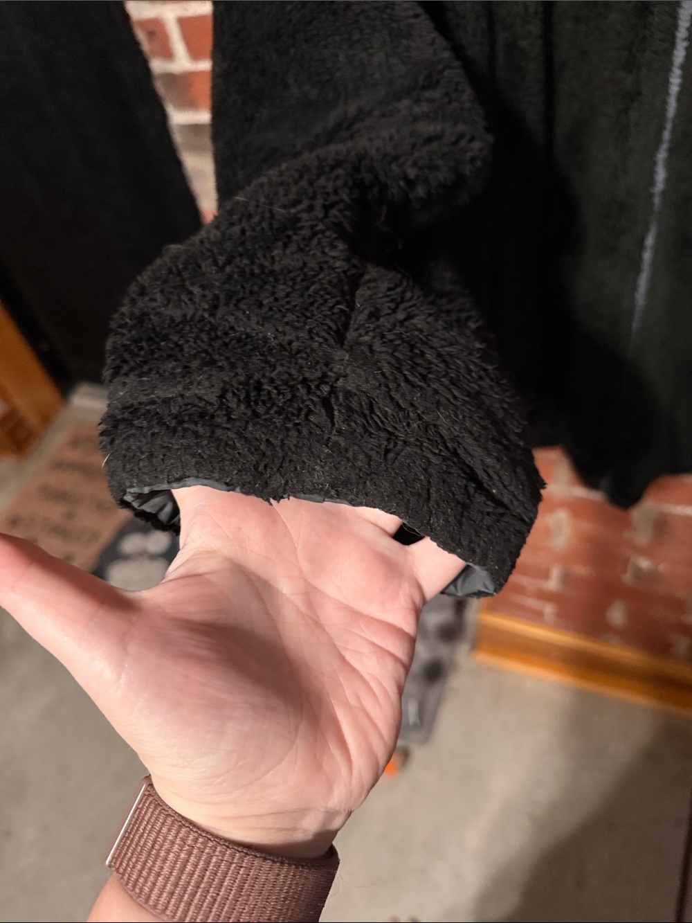The North Face Plus Size Reversible Long Sleeve Fleece Jacket - Picture 5 of 6